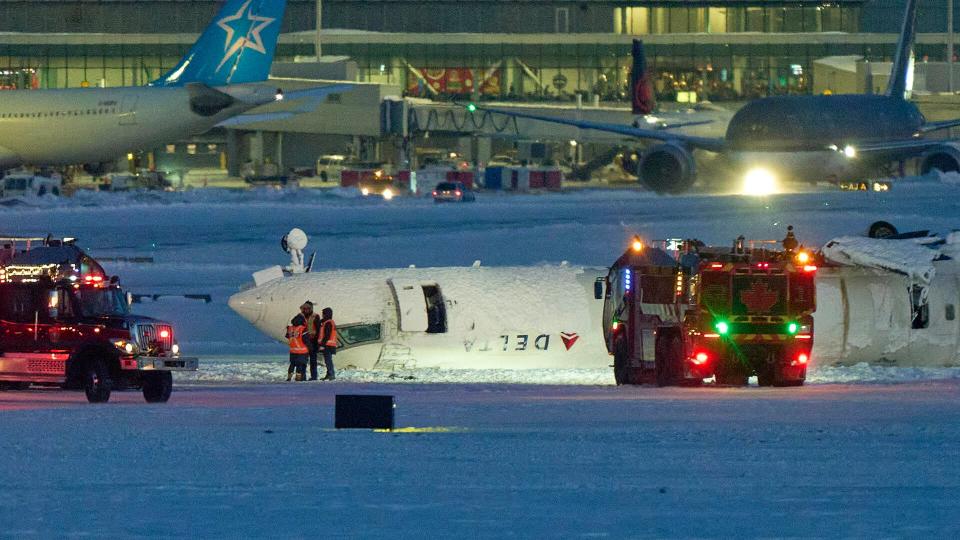 Delta Releases Details on Crew Involved in Toronto Crash and Flip