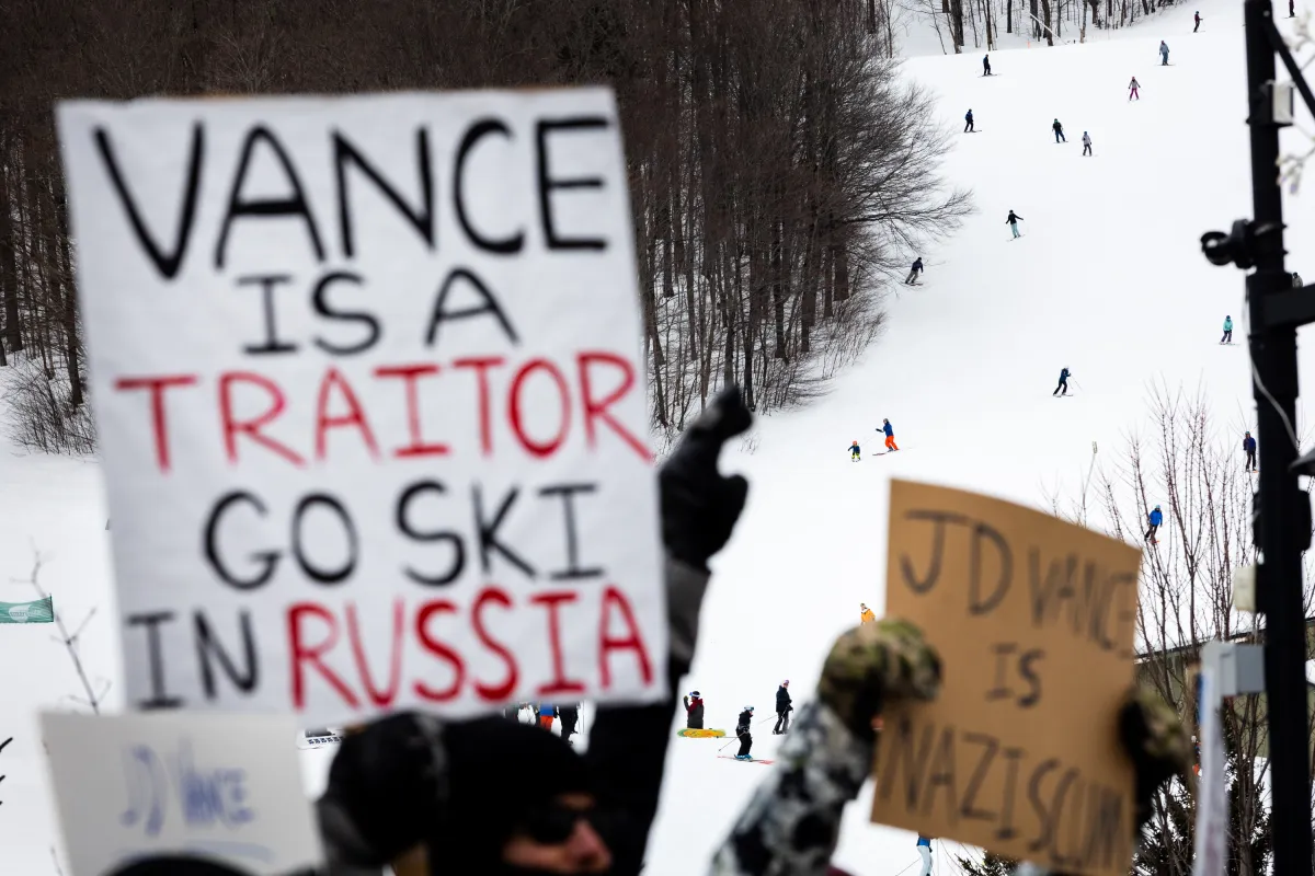 Mad River Valley Protest Trump-Vance