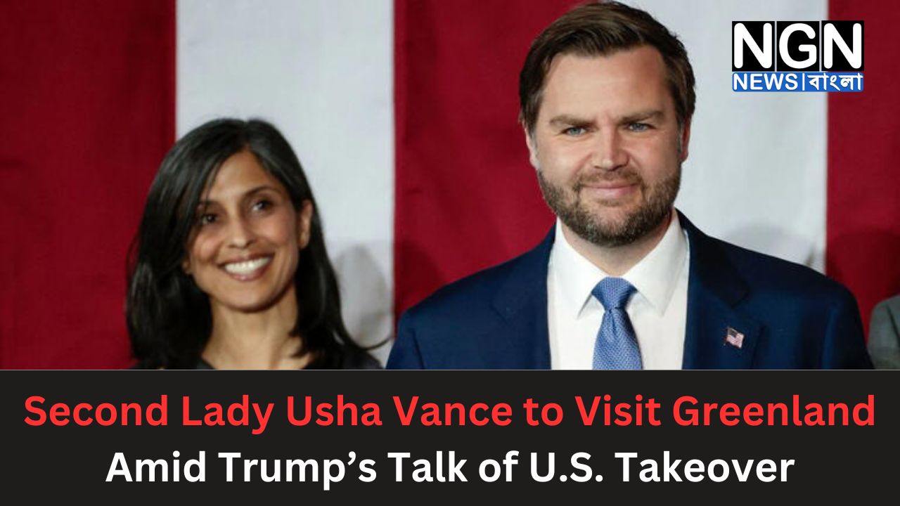 Second Lady Usha Vance to Visit Greenland Amid Trump’s Talk of U.S. Takeover